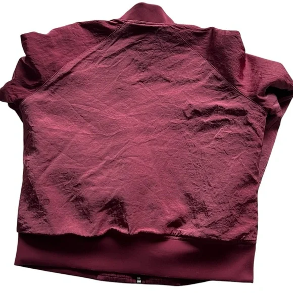Lululemon Serene Travels Bomber Chianti Reversible Size 8 - Picture 8 of 12